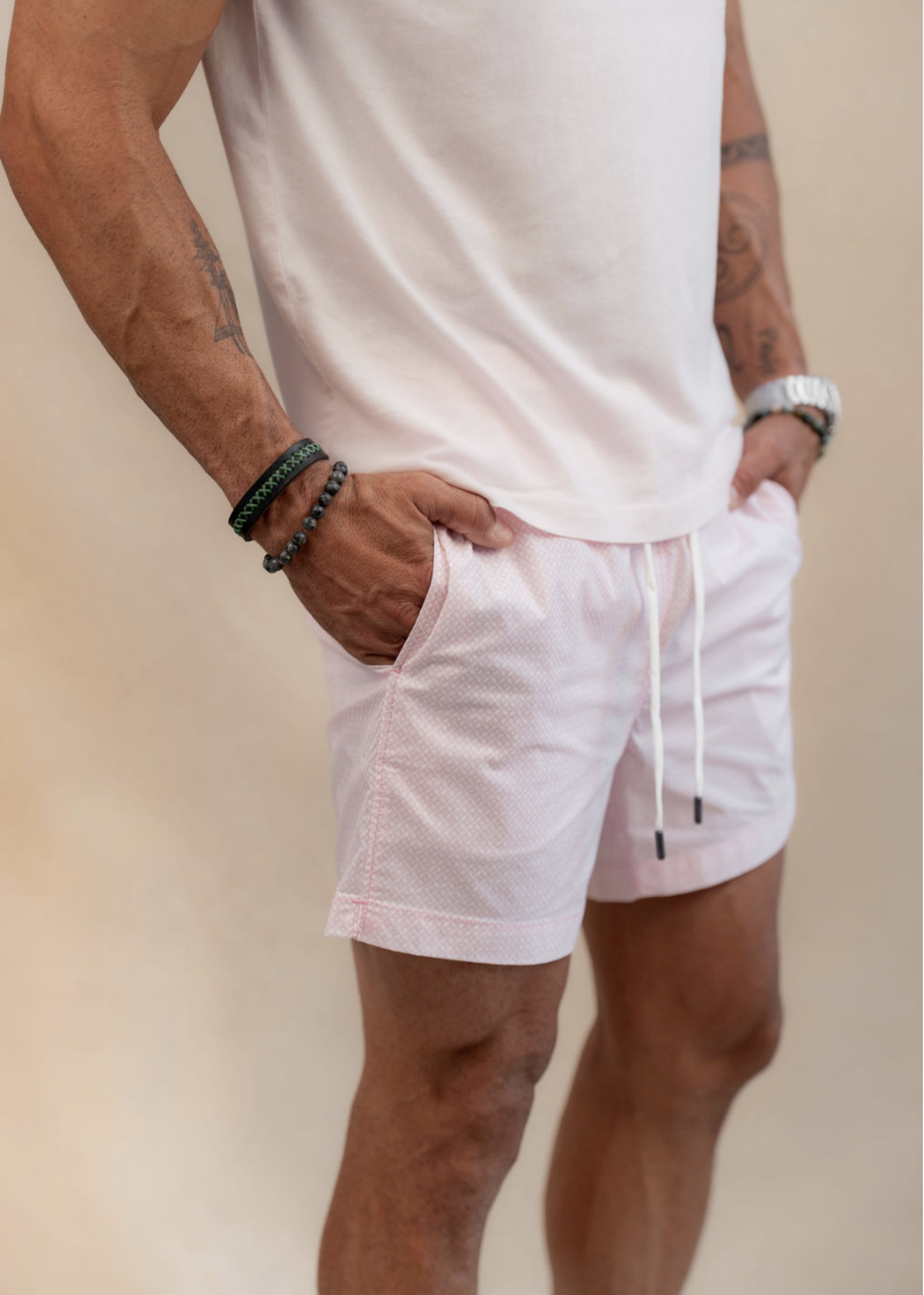 Onia Men Charles 5" Swim Trunck Power Pink