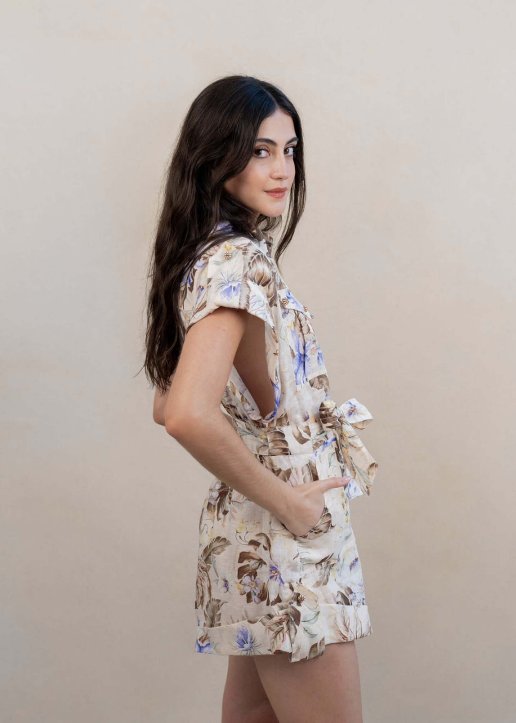Zimmermann Zimmermann Coco Cuffed Playsuit