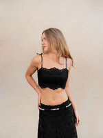 Zimmermann Zimmermann Rhiannon Embroidered Bodice Black Set