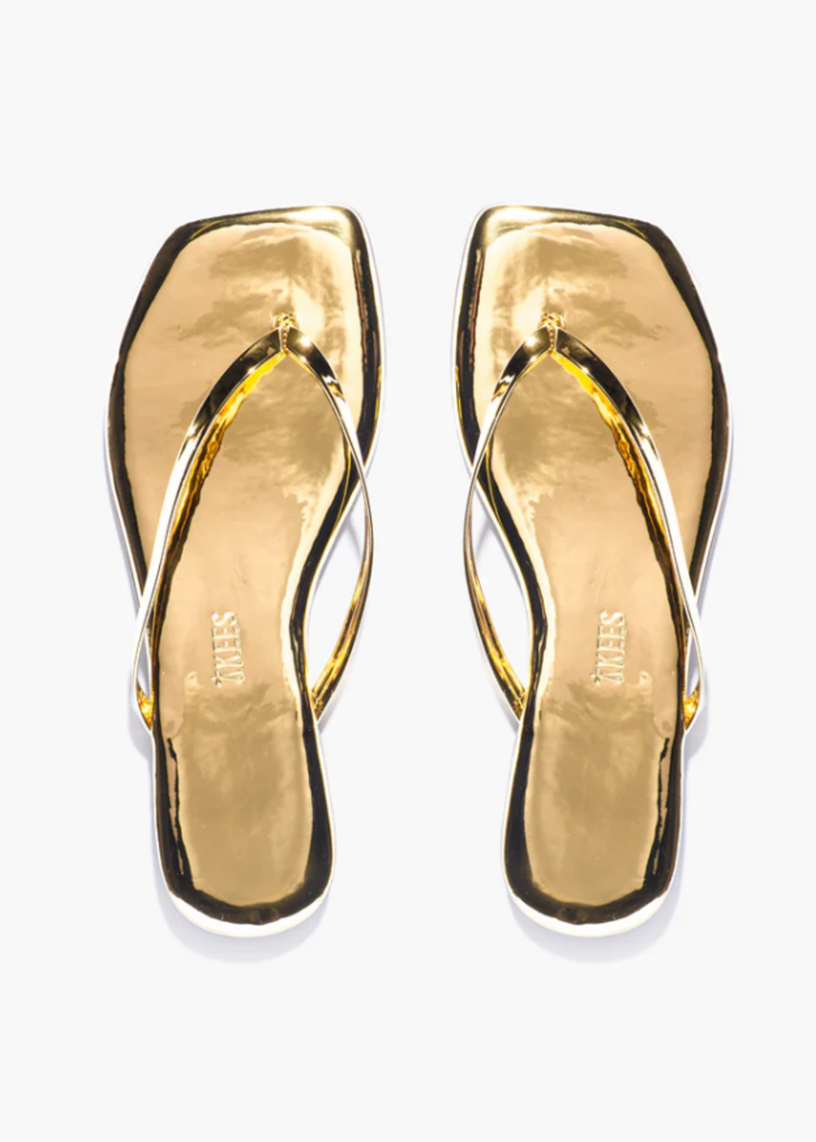 Tkees Square Toe Lily Mirror Gold