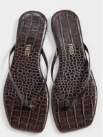 Tkees Square Toe Lily Sable Croc Black