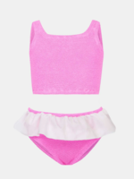 Hunza  G Hunza G Kids Olive 7/12 Bikini Bubblegum