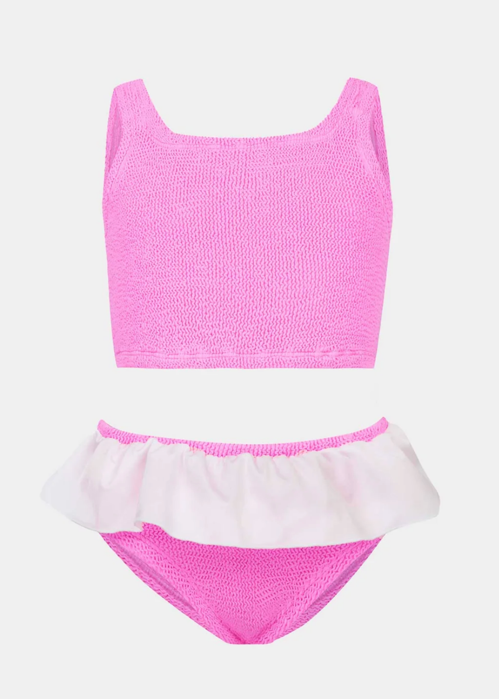 Hunza  G Hunza G Kids Olive 7/12 Bikini Bubblegum