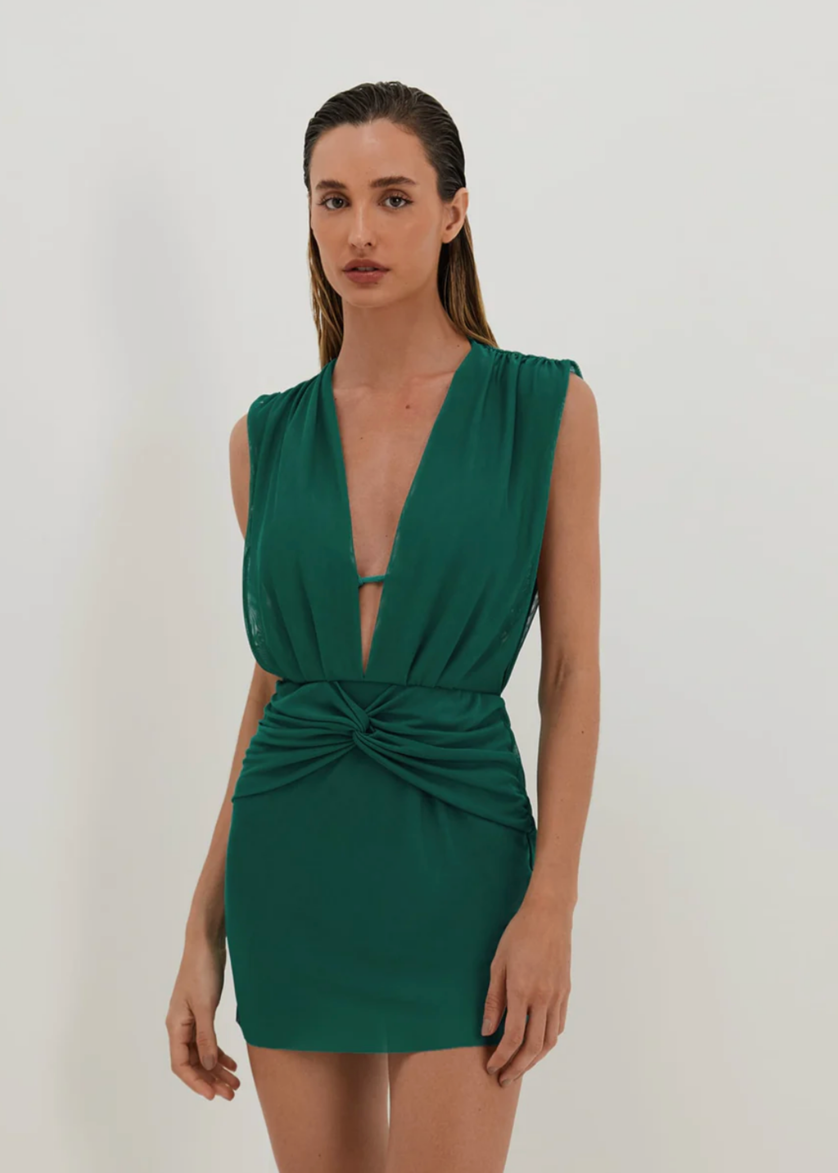 VIX Vix Cindy Short Cover Up Green