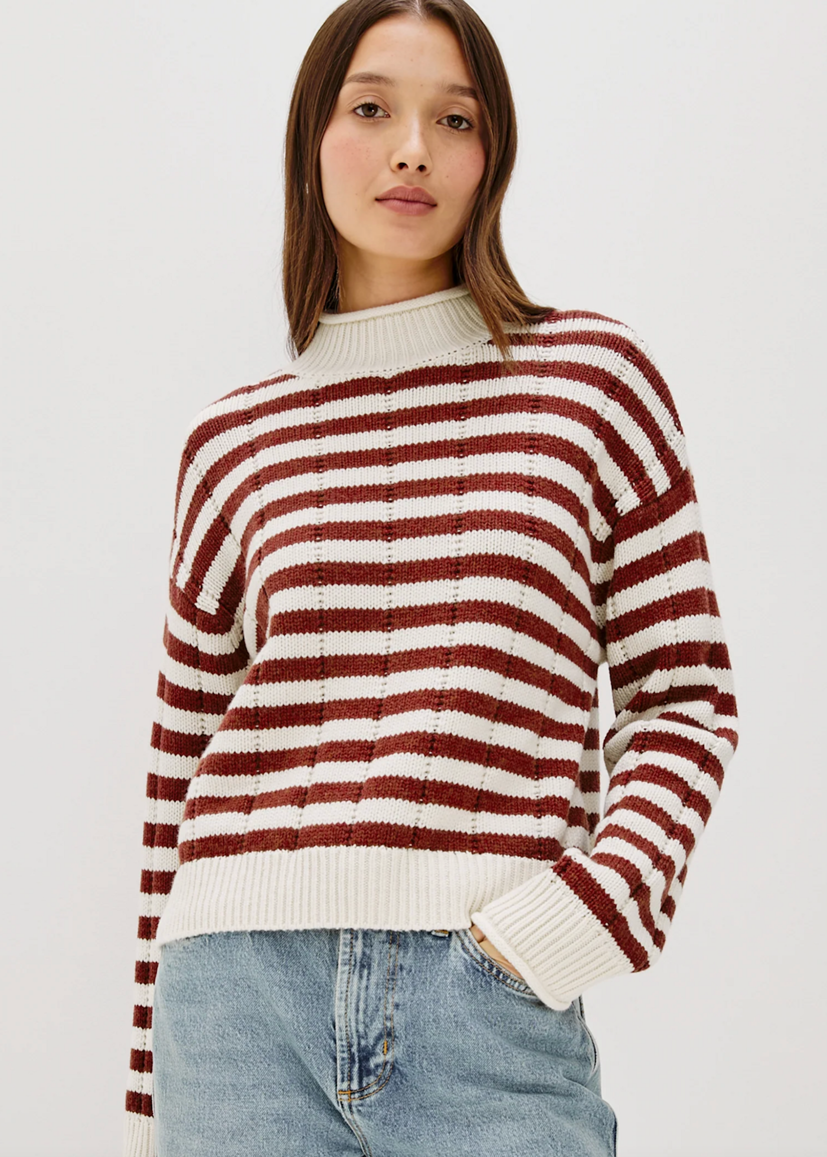 Rails Rails Corrine - Ivory Russet Stripe