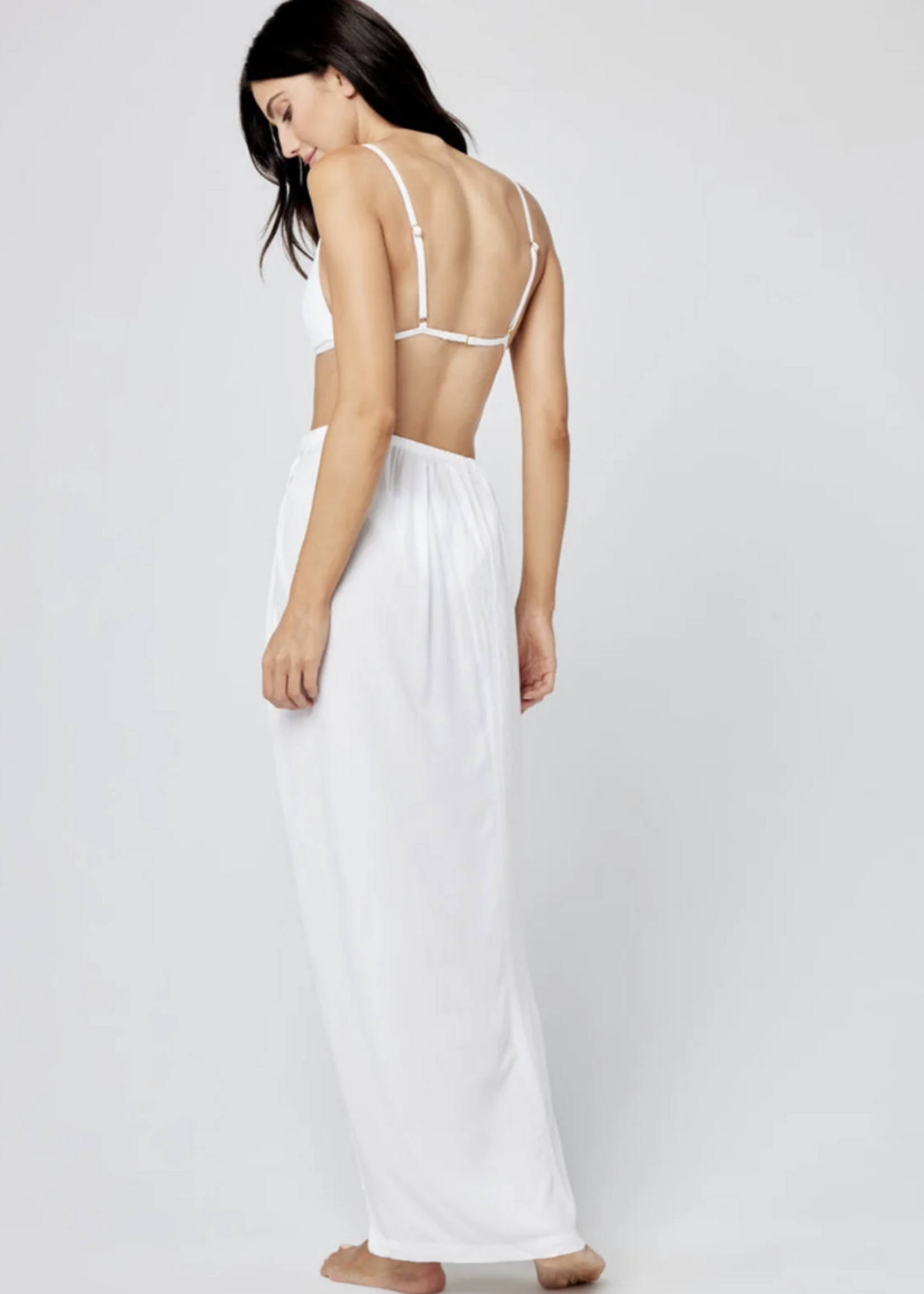 L Space Mia Cover Up White