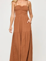 LSpace LSpace Mallorca Dress Brown Sugar