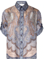 Zimmermann Zimmermann Wanderlust Sleeve Shirt & Relaxed Pant Set