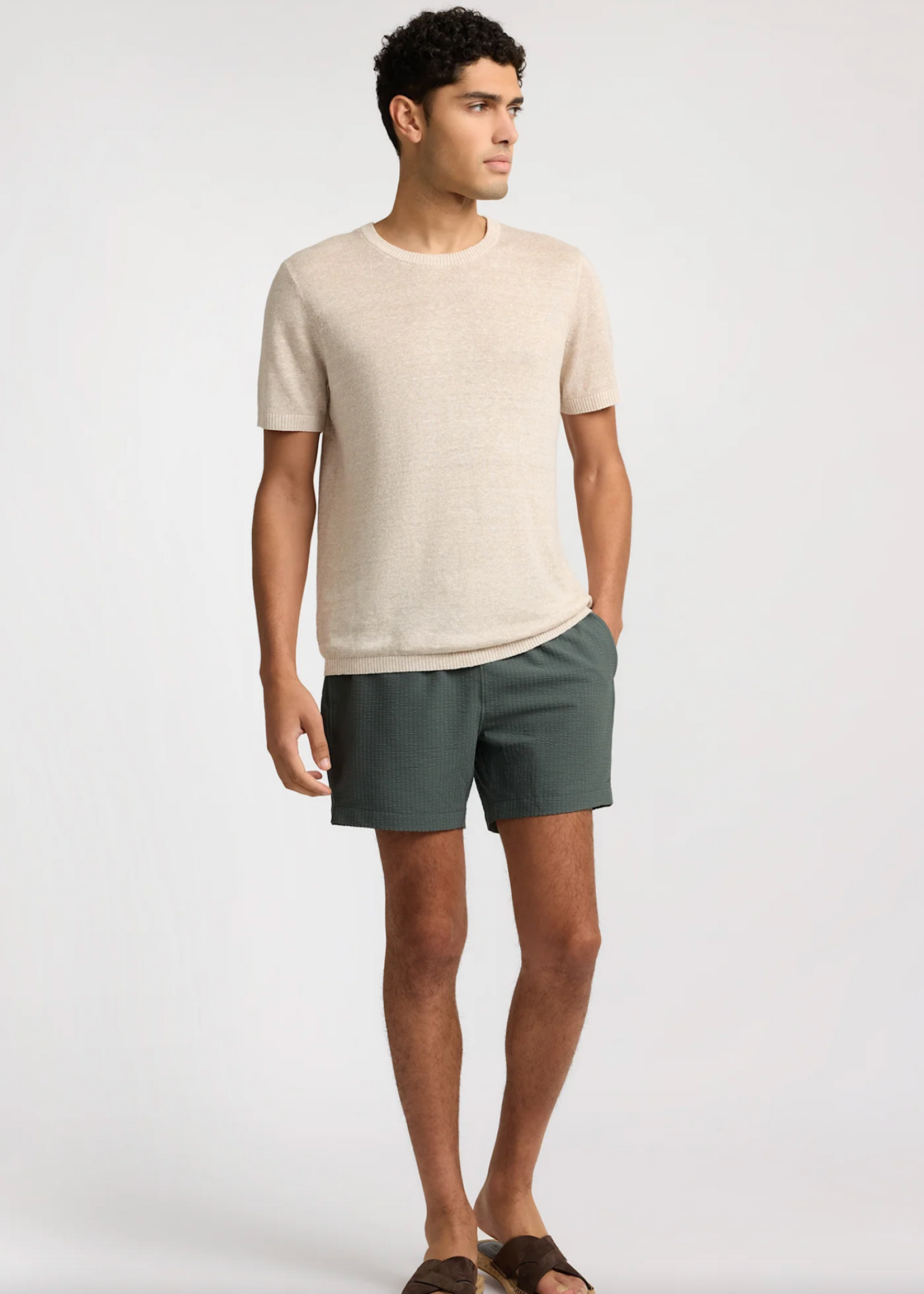 Onia  Men Onia Men Charles 5" Swim Trunk Soft Olive