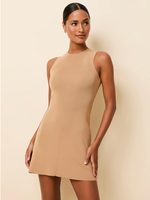Solid  & Striped Solid & Striped Lucerne Camel Mini Dress