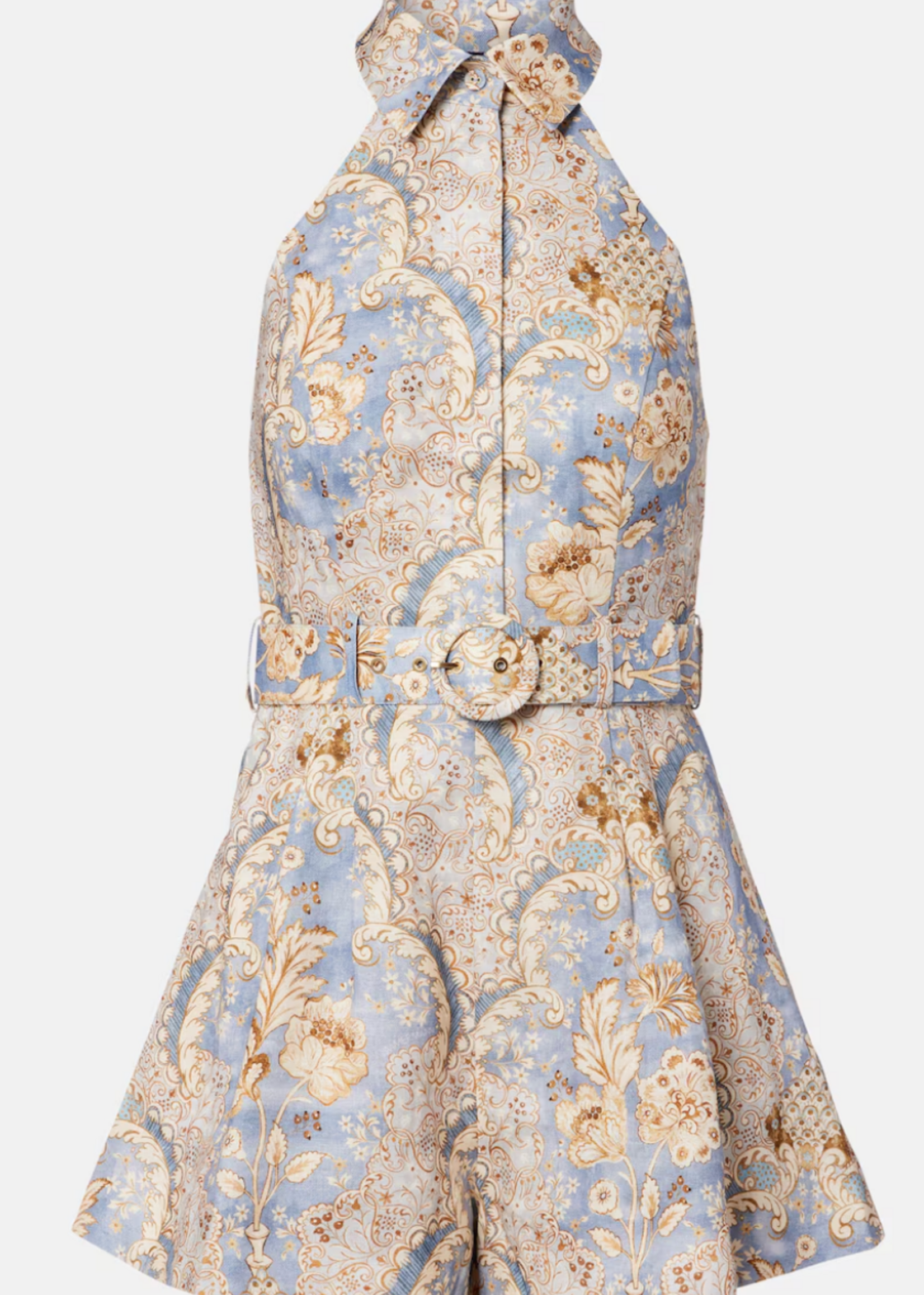 Zimmermann Zimmermann Daylight Halter Playsuit  Denim