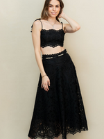 Zimmermann Zimmermann Rhiannon Embroidered Bodice Black Set
