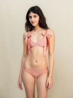 Zimmermann Zimmermann Patience Bow Tie Bikini Set Dusty Rose