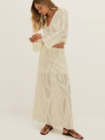 VIX Vix Avila Long Off White Set