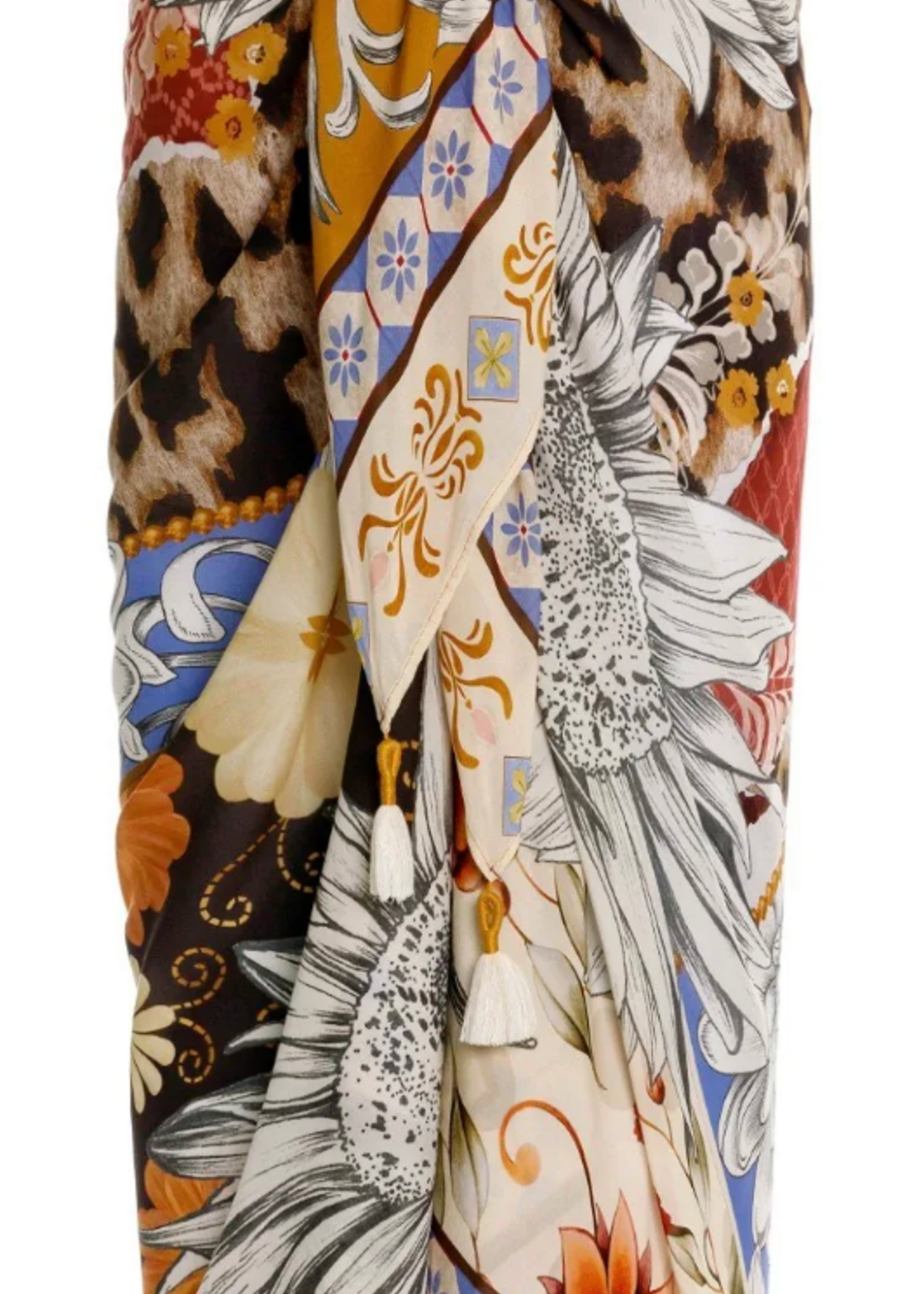 Agua Bendita Marine Quilt Pareo