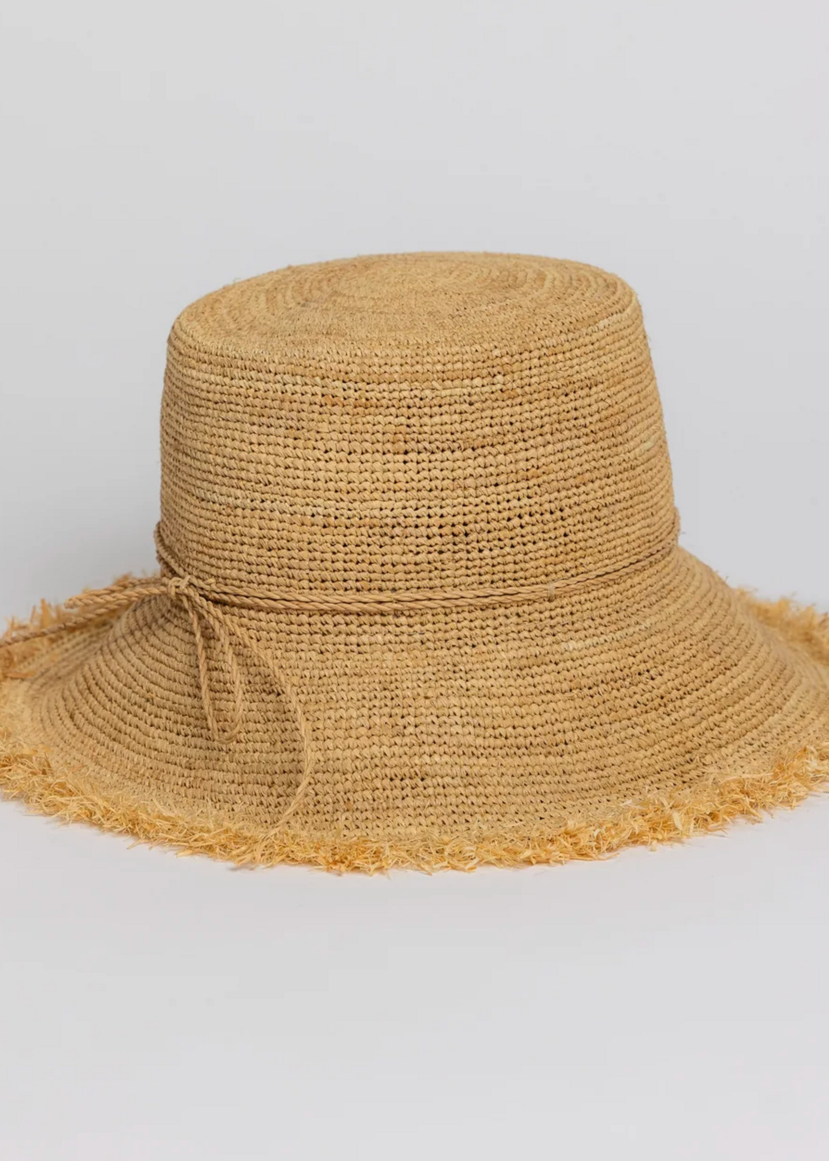 Hat Attack Packable Raffia Natural