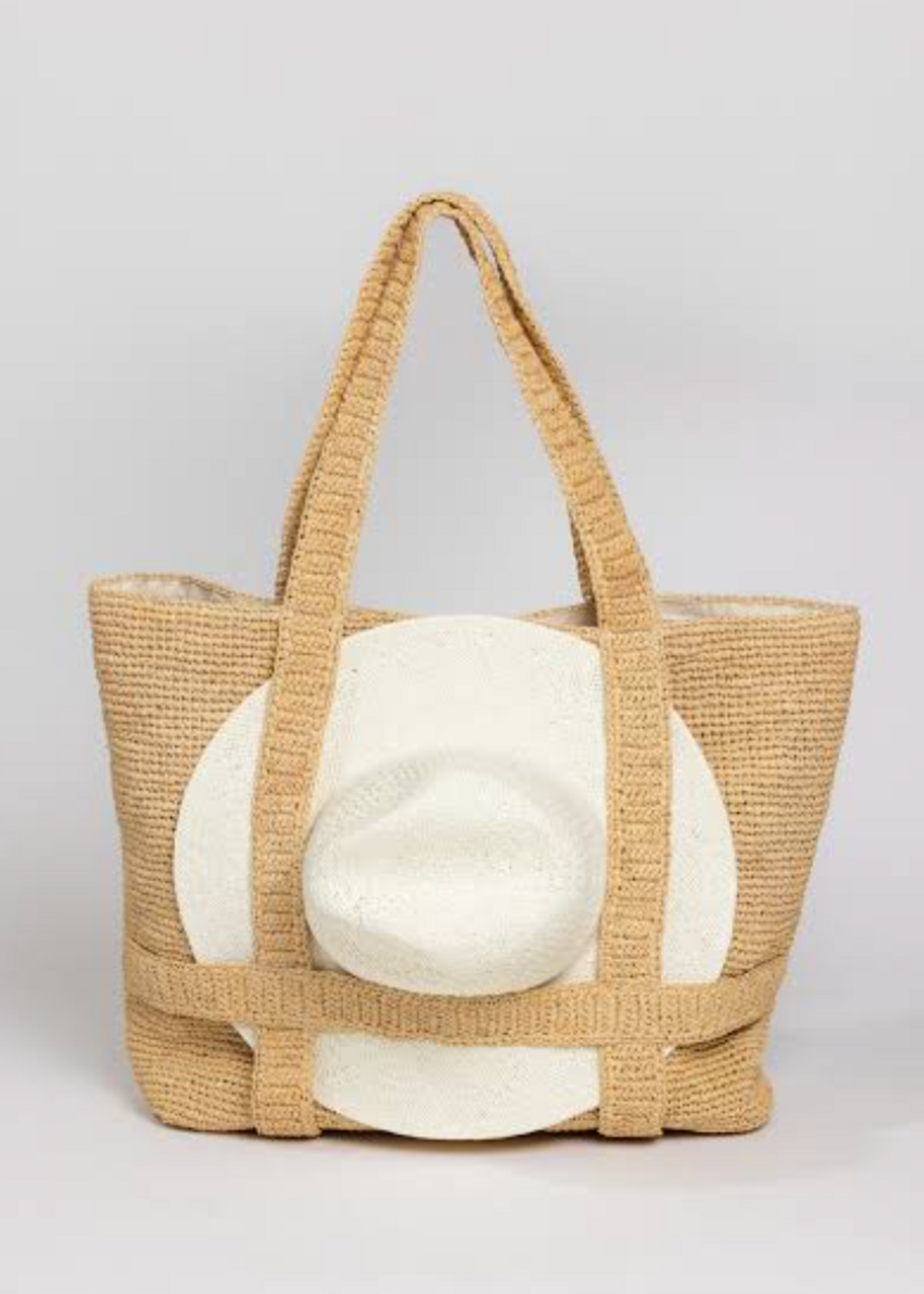 Hat Attack Traveler Bag Natural