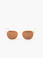 Illesteva Whitman Cream Marble Sunglasses