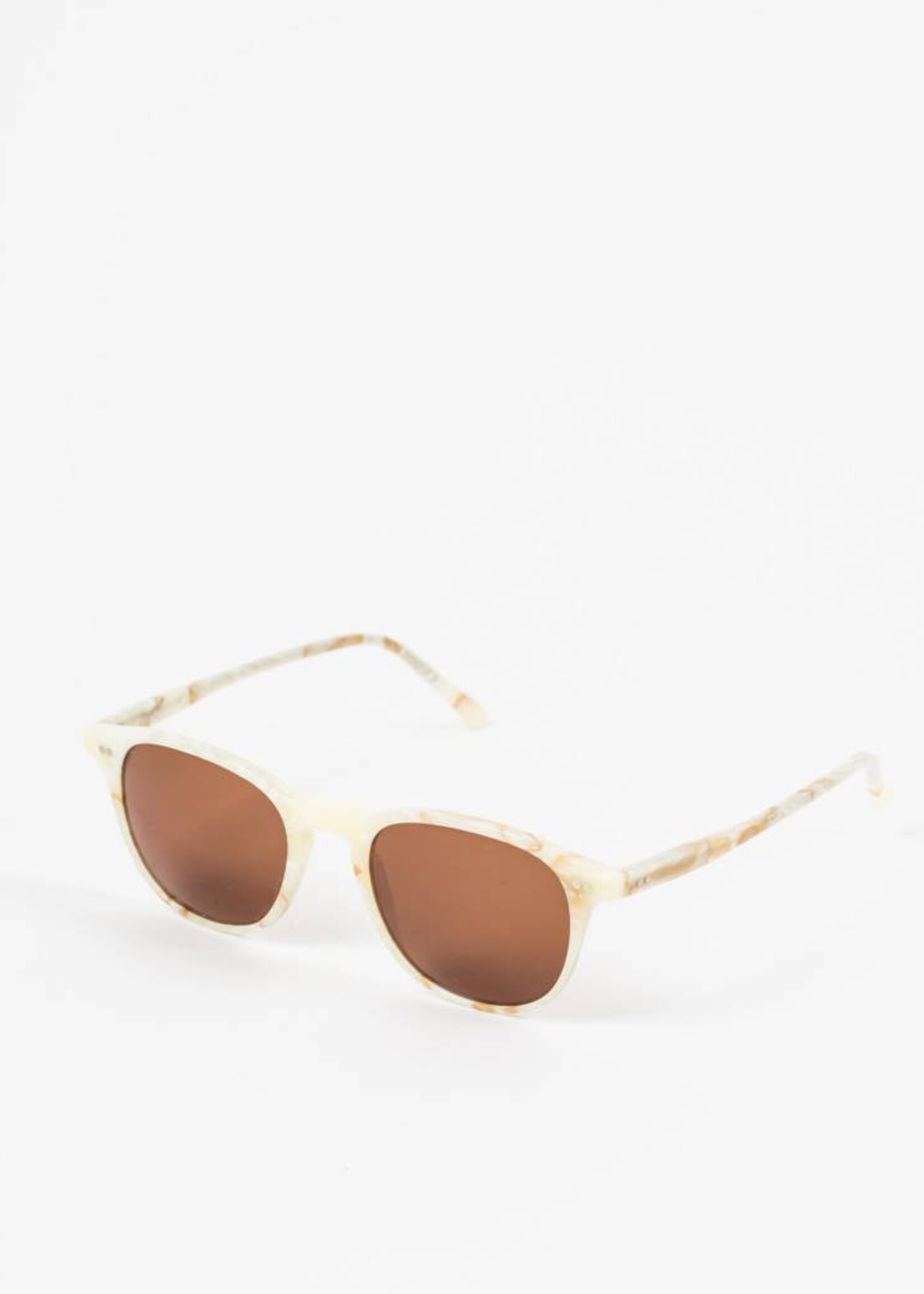 Illesteva Whitman Cream Marble Sunglasses
