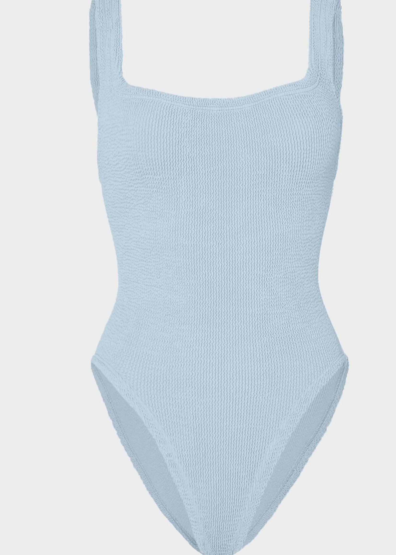 Hunza  G Hunza G Square Swimwear Metallic Blue