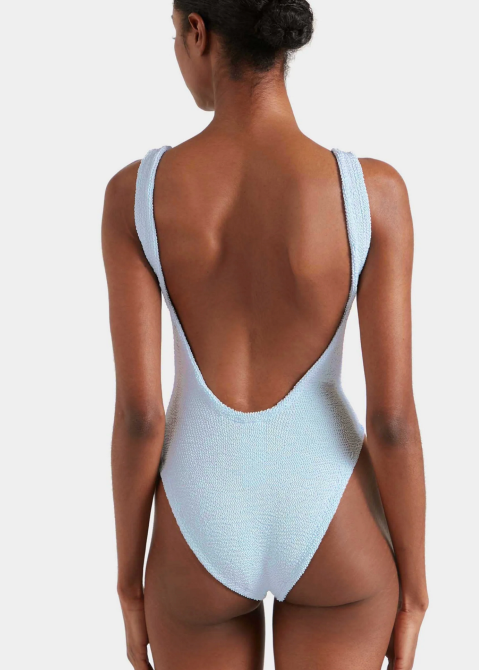 Hunza  G Hunza G Square Swimwear Metallic Blue