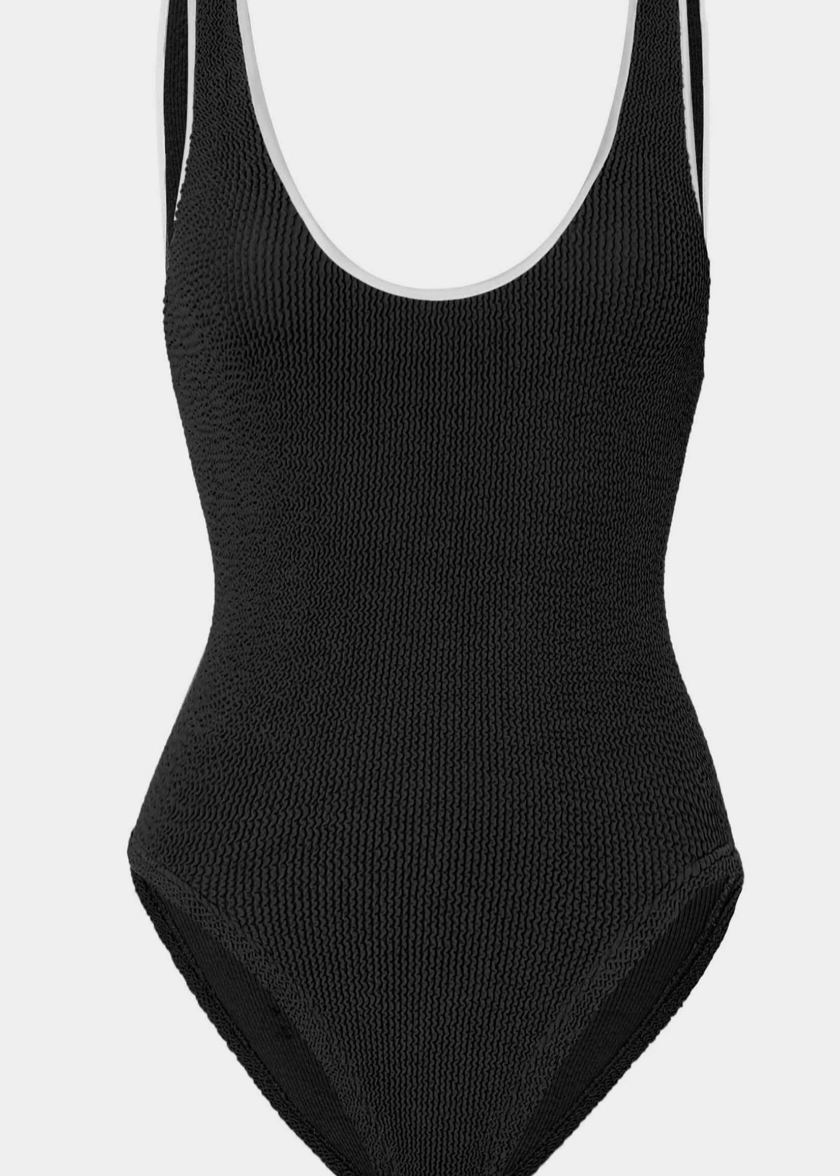 Hunza  G Hunza G Coverage Faye One Piece Black