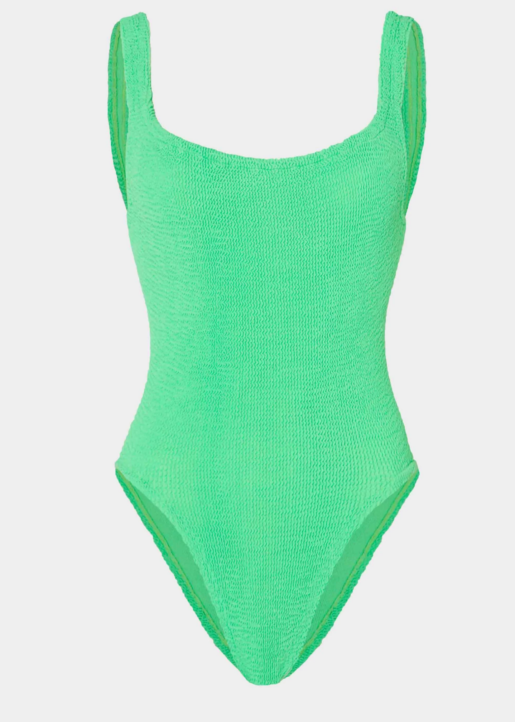 Hunza  G Hunza G Swimwear Square  Lime One Size