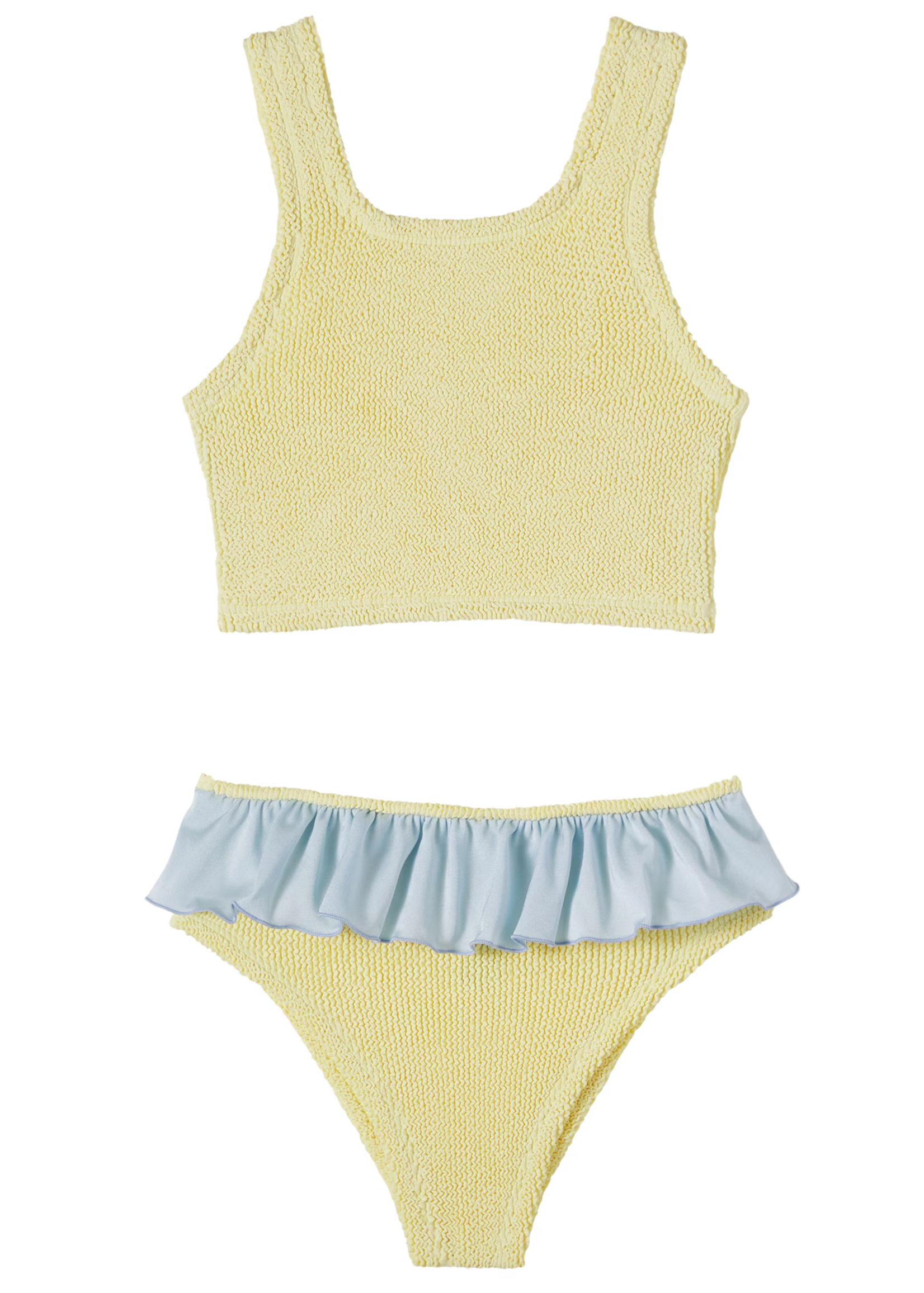 Hunza  G Hunza G Kids Duo Olive Bikini Set