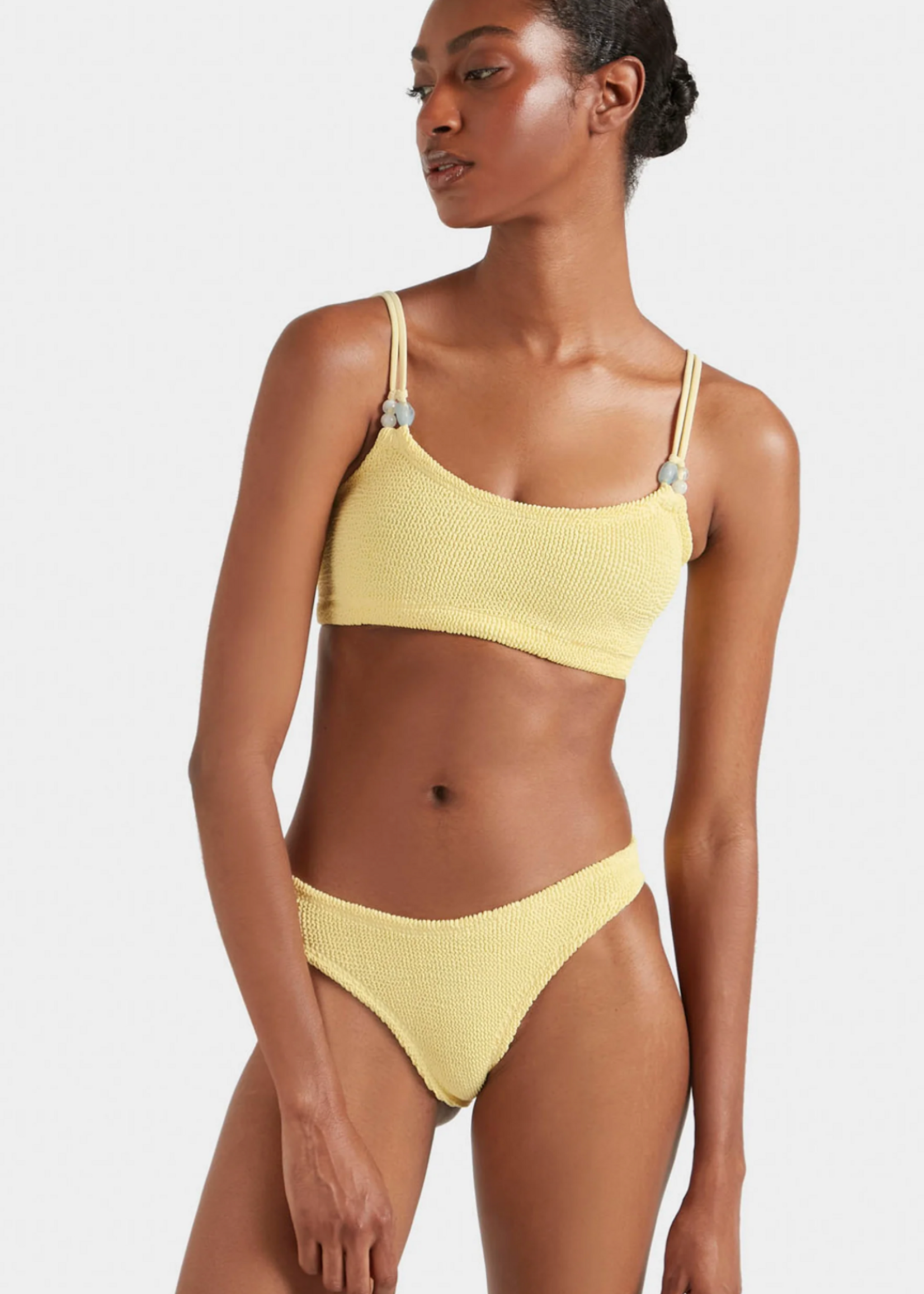 Hunza  G Hunza G Cassie Bikini Set Butter