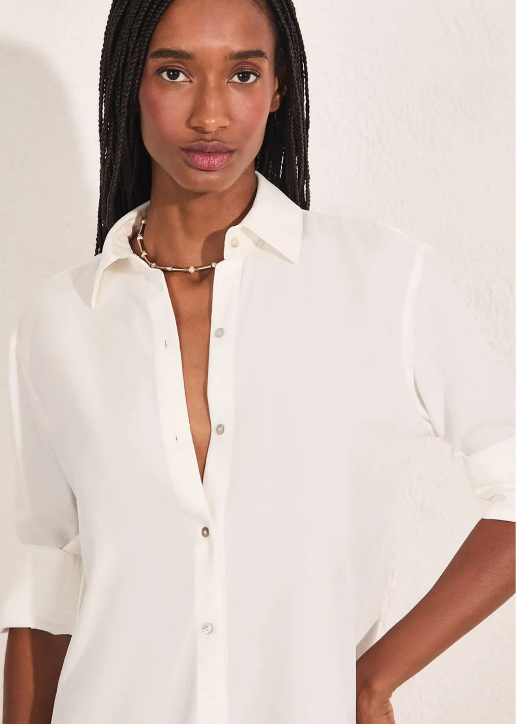 Lenny Chemisier  Dress Essentia Off White