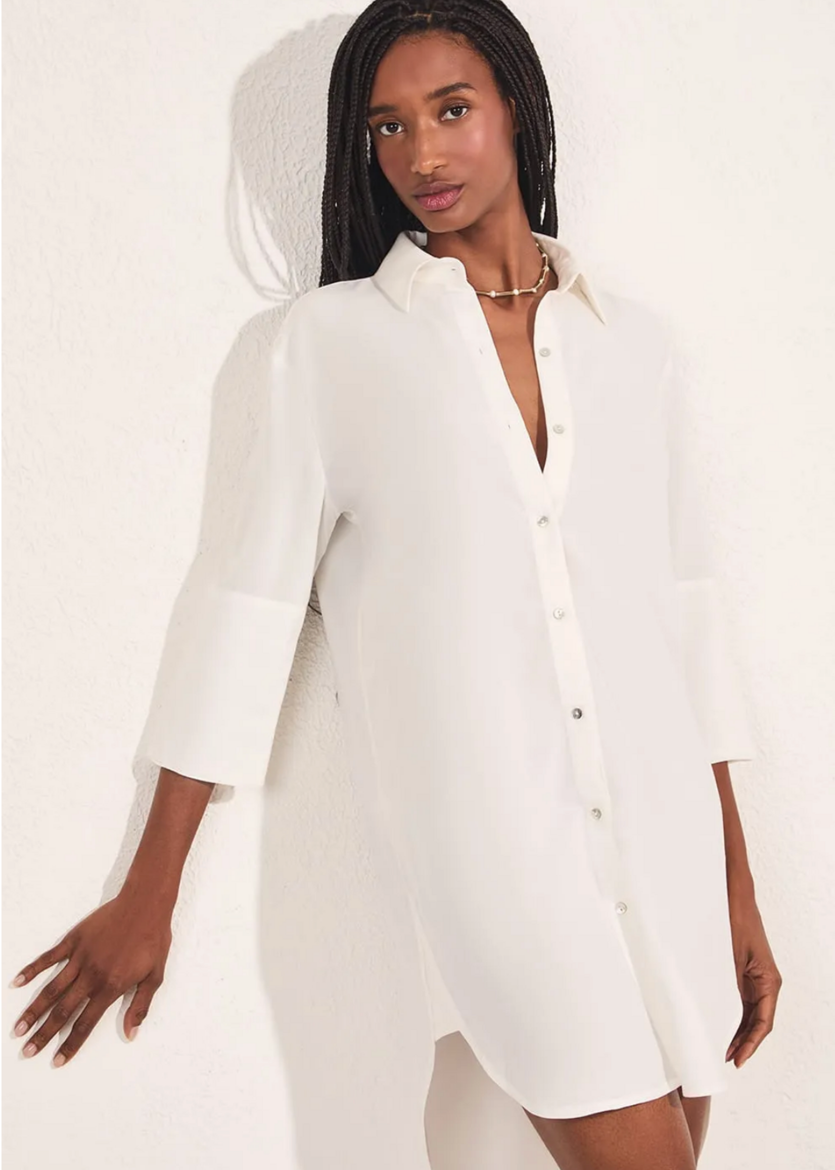 Lenny Chemisier  Dress Essentia Off White