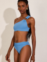 Lenny Detail Waist Bikini Set Lake Blue
