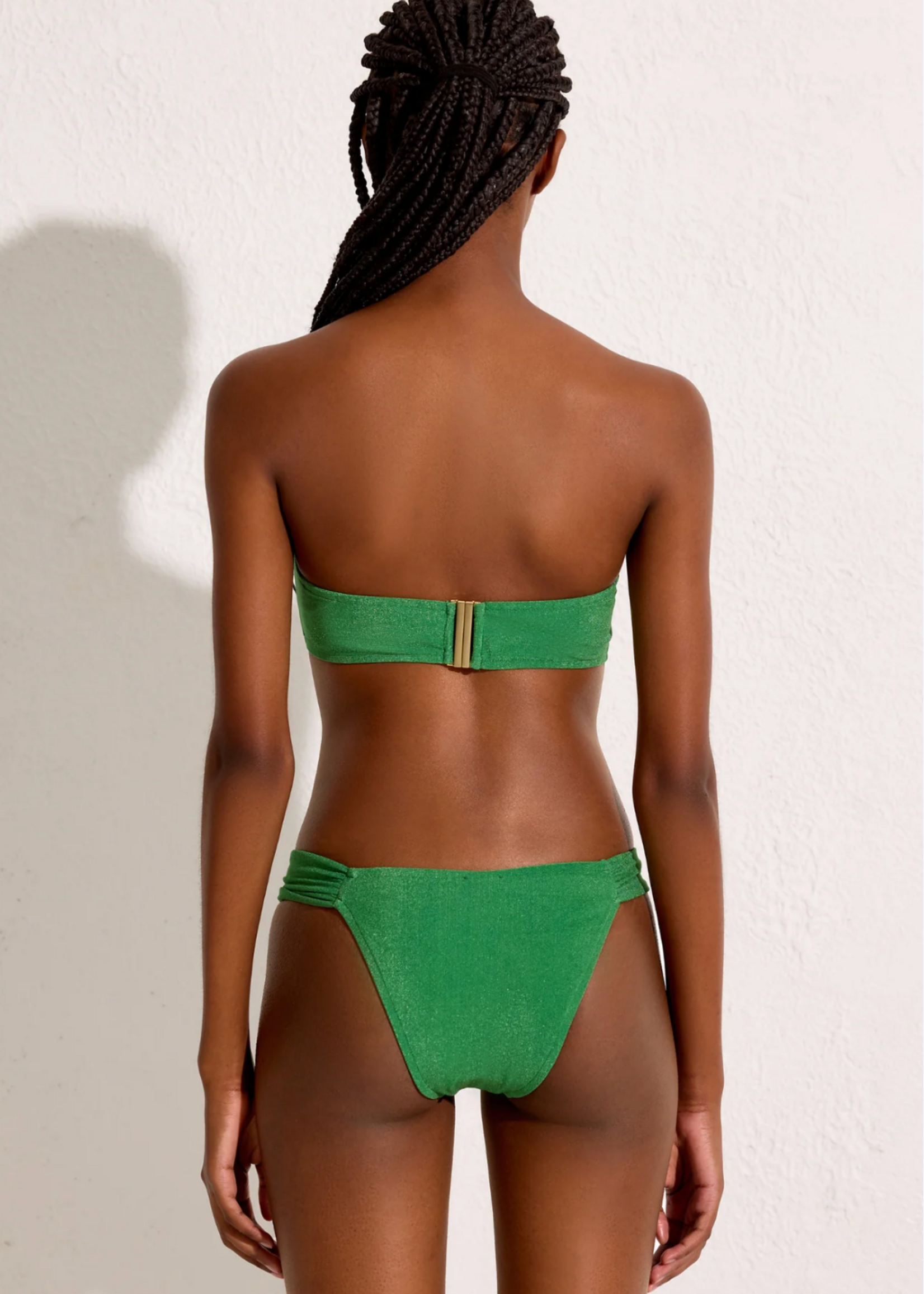 Lenny Niemeyer Lenny Bandeau Ring Side Bikini Set Foliage