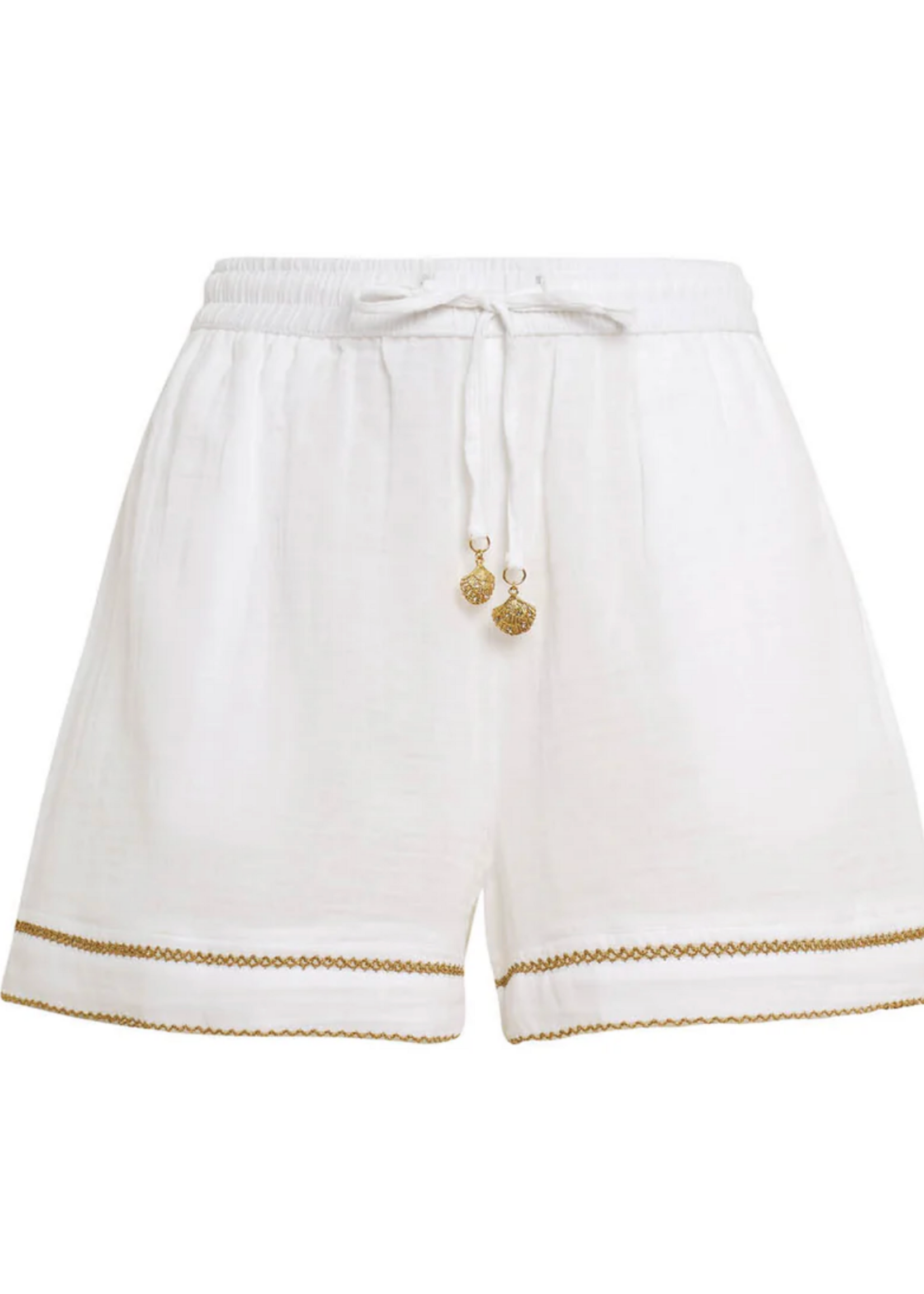 Paolita White Fonda Shorts