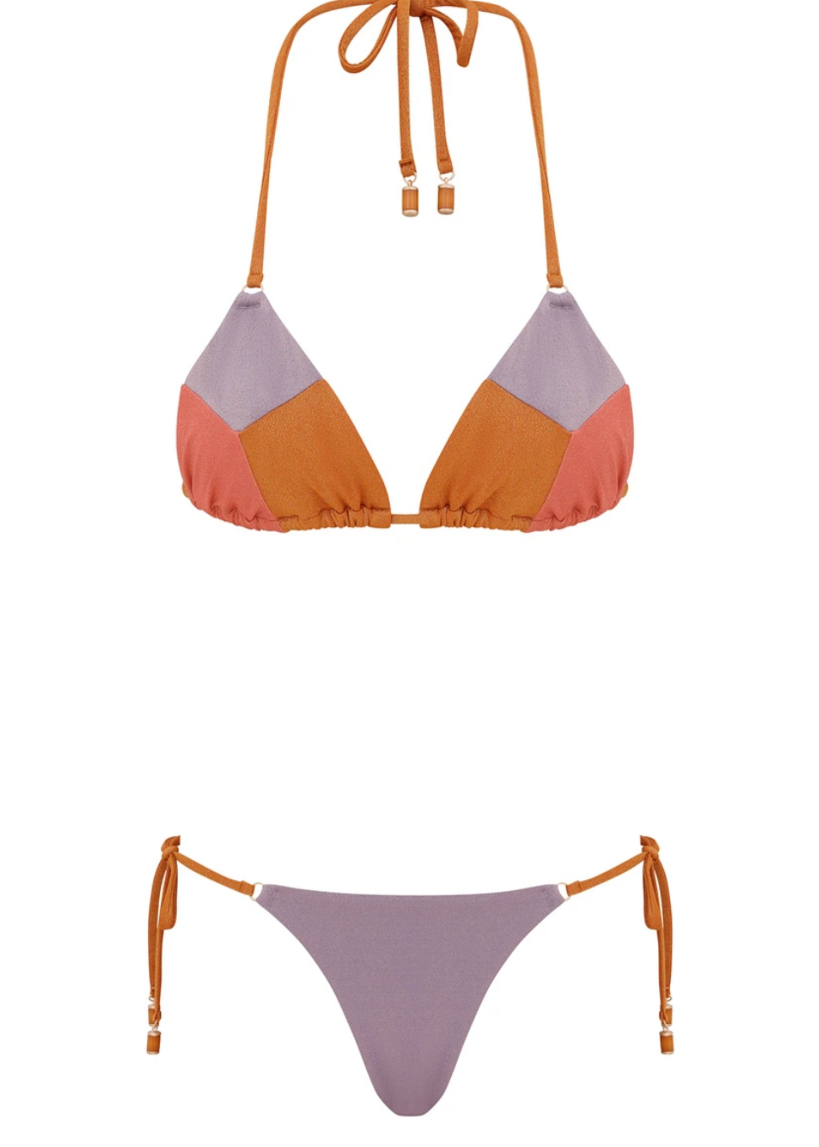 Zimmermann Zimmermann Indra Metallic Spliced Bikini