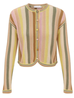 Zimmermann Zimmermann Indra Stripe Crochet Cardigan Multi 1