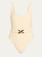 Zimmermann Zimmermann Indra Textured Scoop One Piece