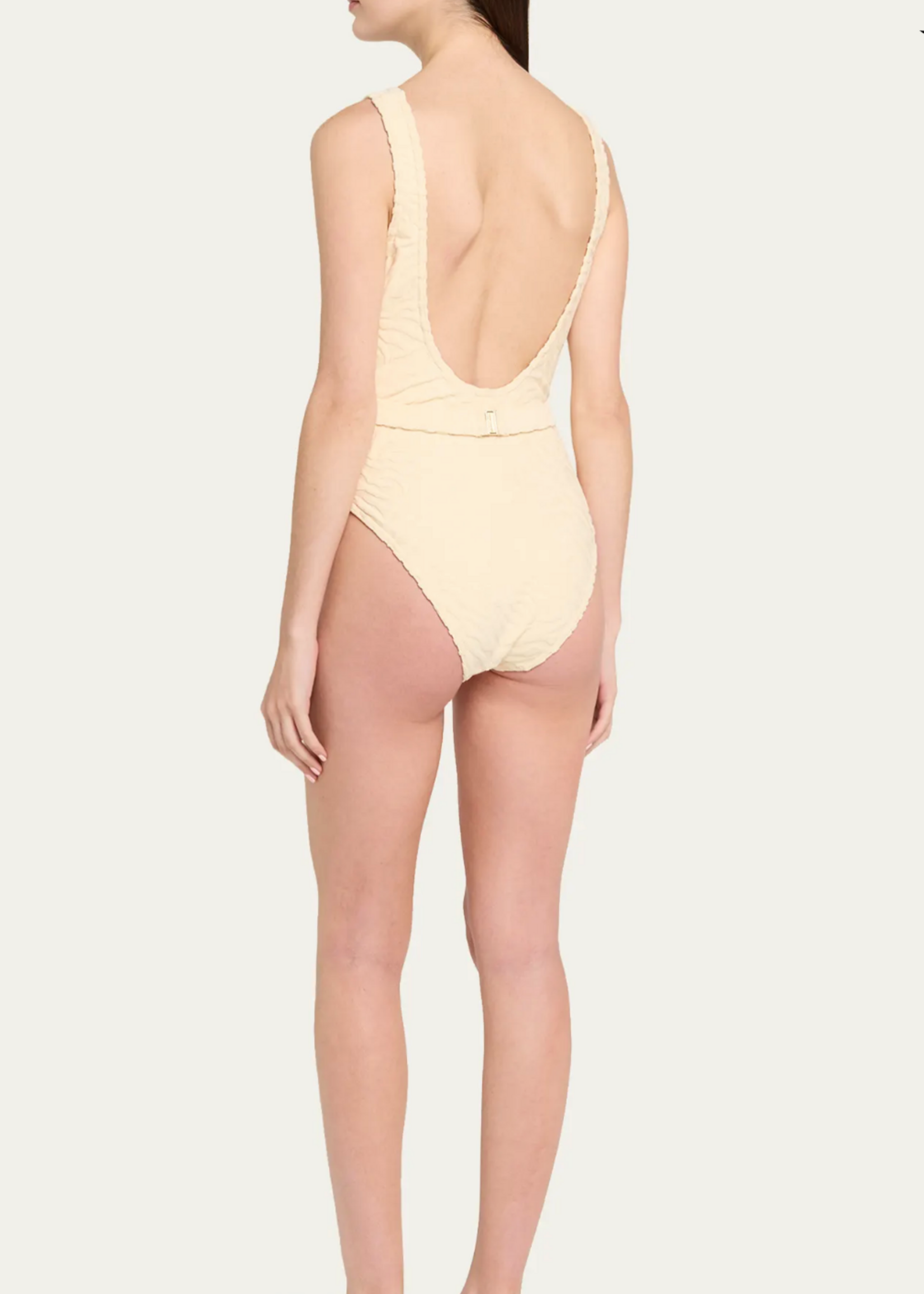 Zimmermann Zimmermann Indra Textured Scoop One Piece