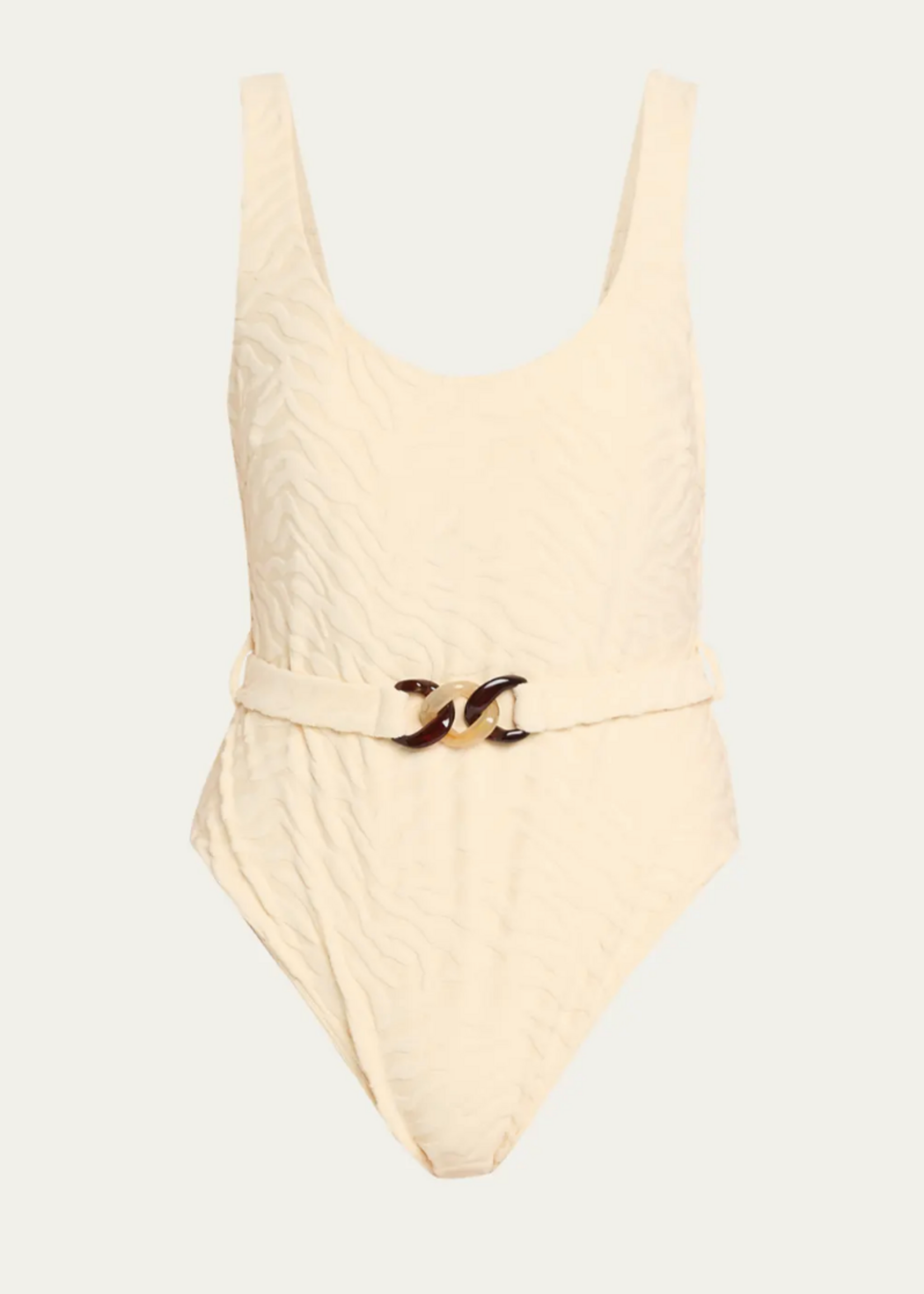 Zimmermann Zimmermann Indra Textured Scoop One Piece