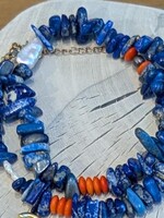Azurvakii Azurvakii Collar Blue/Orange