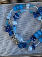 Azurvakii Azurvakii Collar Blue/White