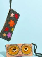 THE JACKSONS The Jacksons Elton Lunettes Beaded Clutch