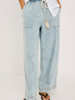 Rails Rails Campo Bleached Indigo Blanket Stitch Pants