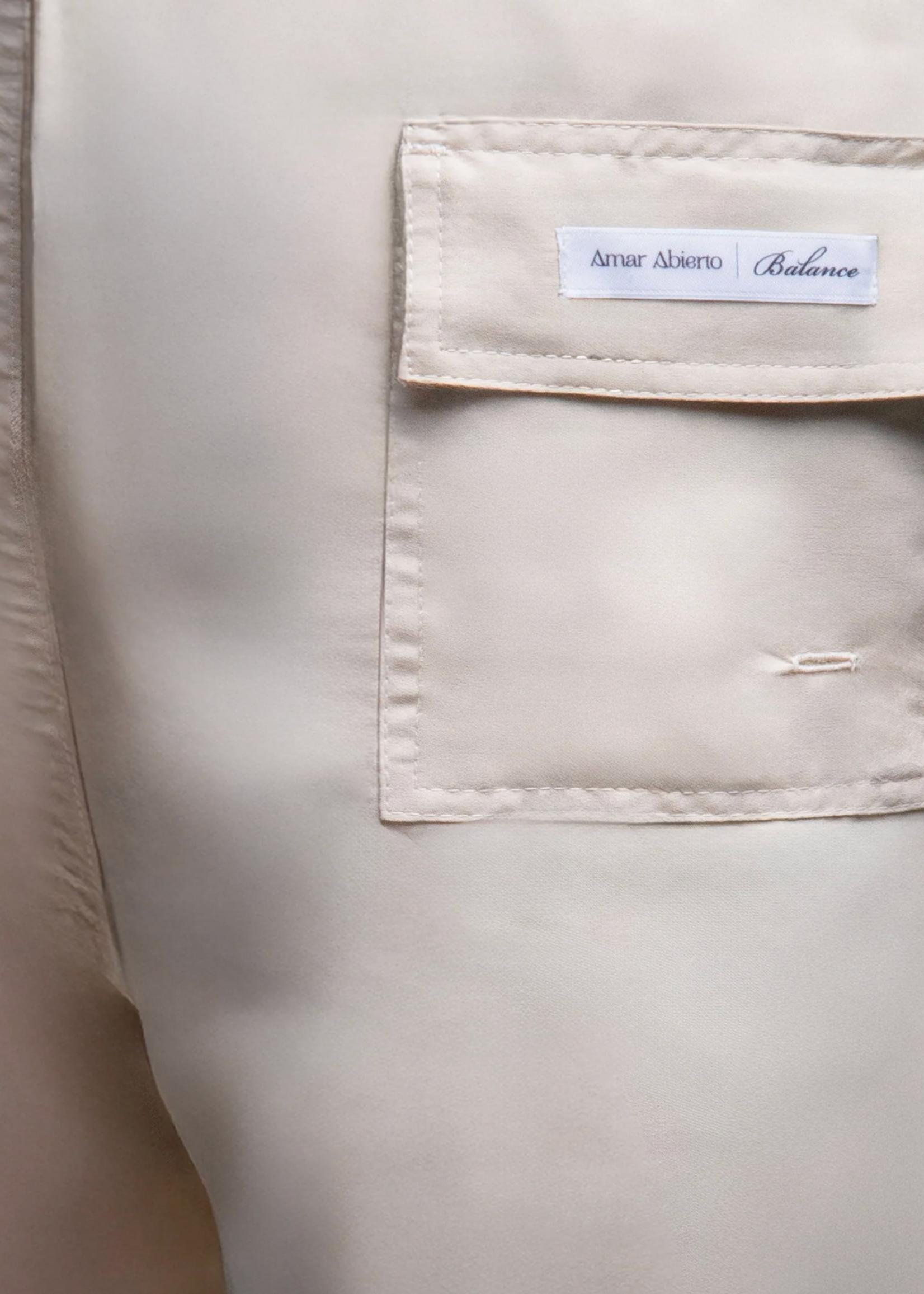 AMAR ABIERTO Amar Abierto Traje Hombre Balance Beige