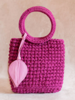 Binge  Knitting Binge Knitting Bondi Tote Mini W/Leather Charm