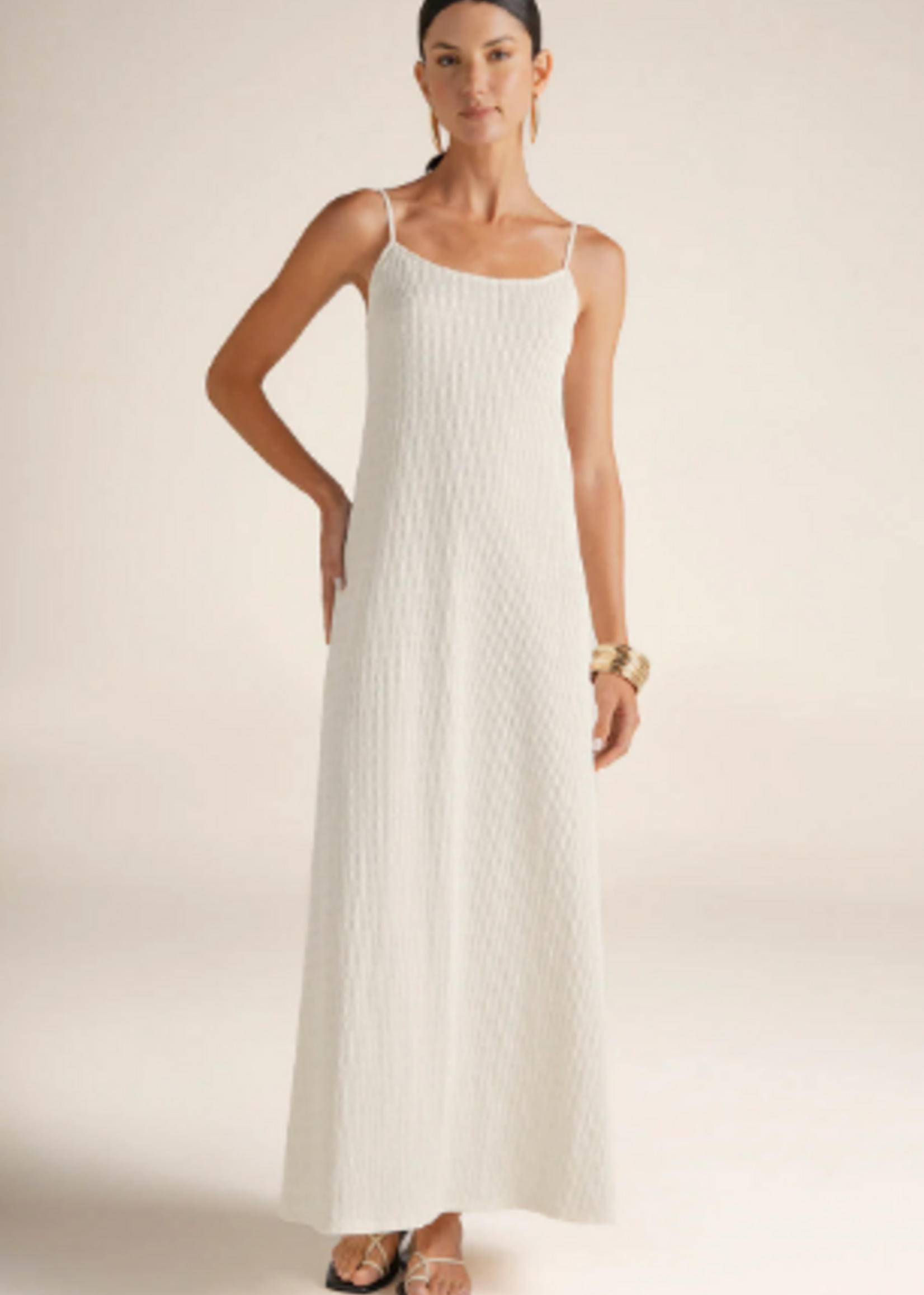Touche Vestido Largo Marfil