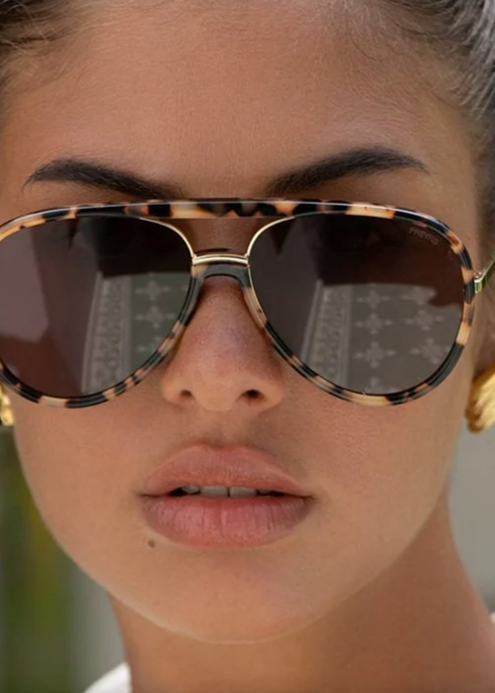 Freyrs Freyrs Sunglasses Onyx Milky Tortoise