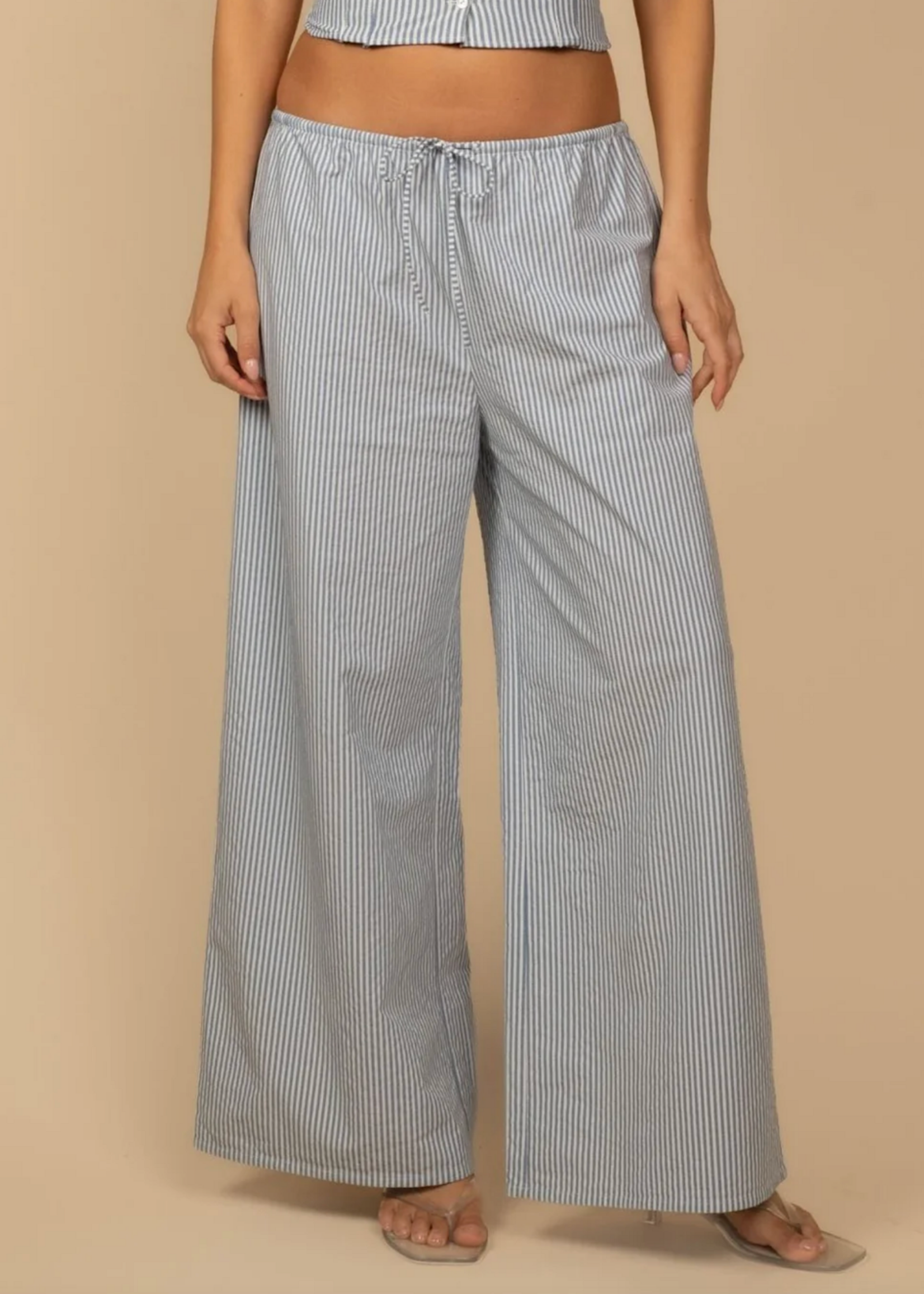 Montce Classic Blue Wide-Leg Pant S