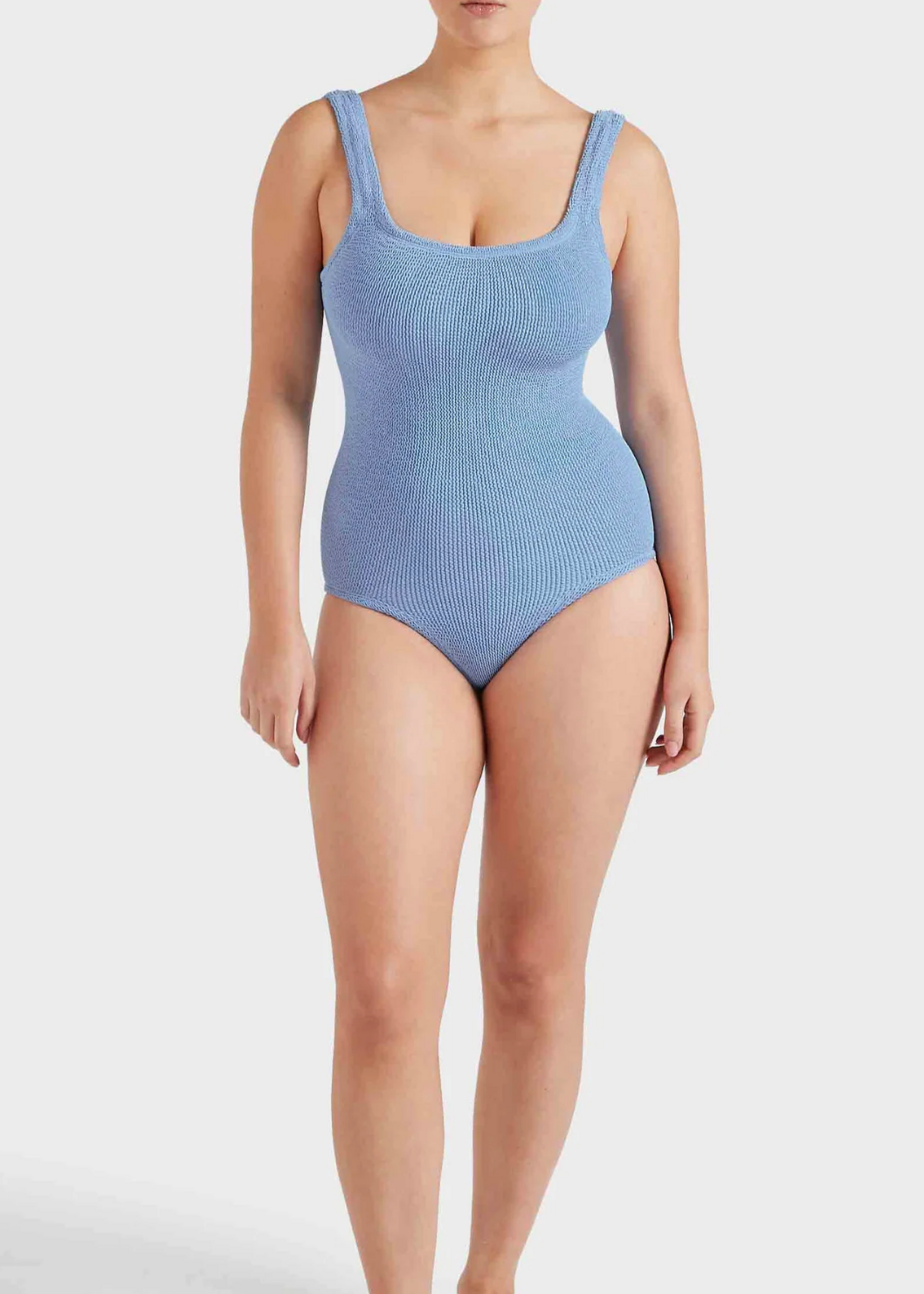 Hunza  G Hunza G Coverage Square One Piece Cornflower O/S