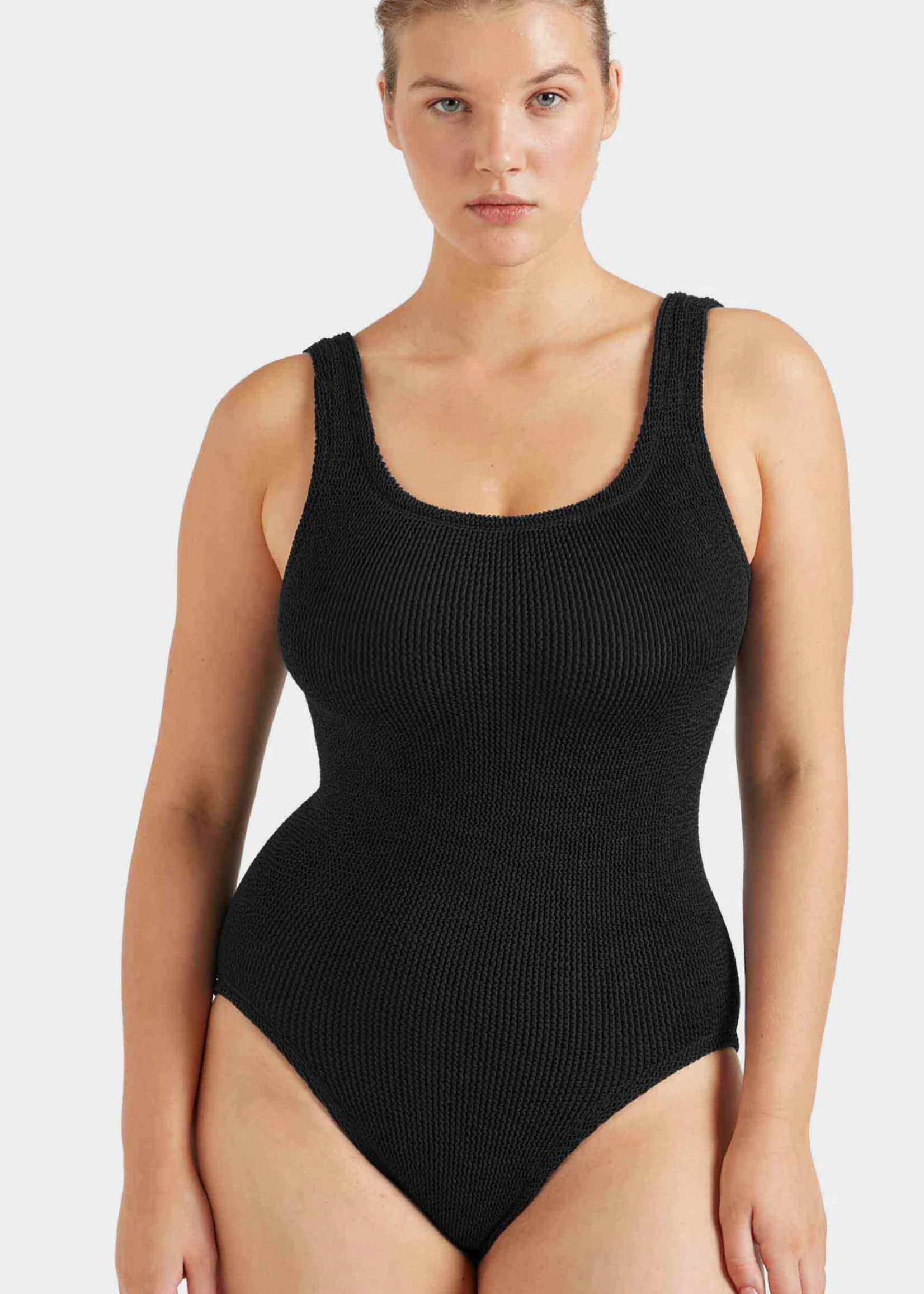 Hunza  G Hunza G Coverage Square One Piece Black O/S